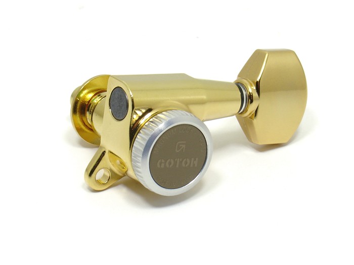Gotoh Sg381 Mgt Locking Tuning Key Set 6 In Line Gold Locking 6
